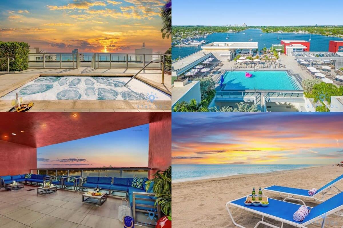 Lx Oasis Beachfront-Rt Infinity Pool Hollywood Buitenkant foto